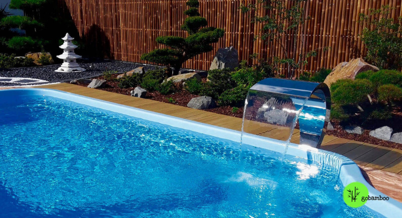 inspirace bambusový plot